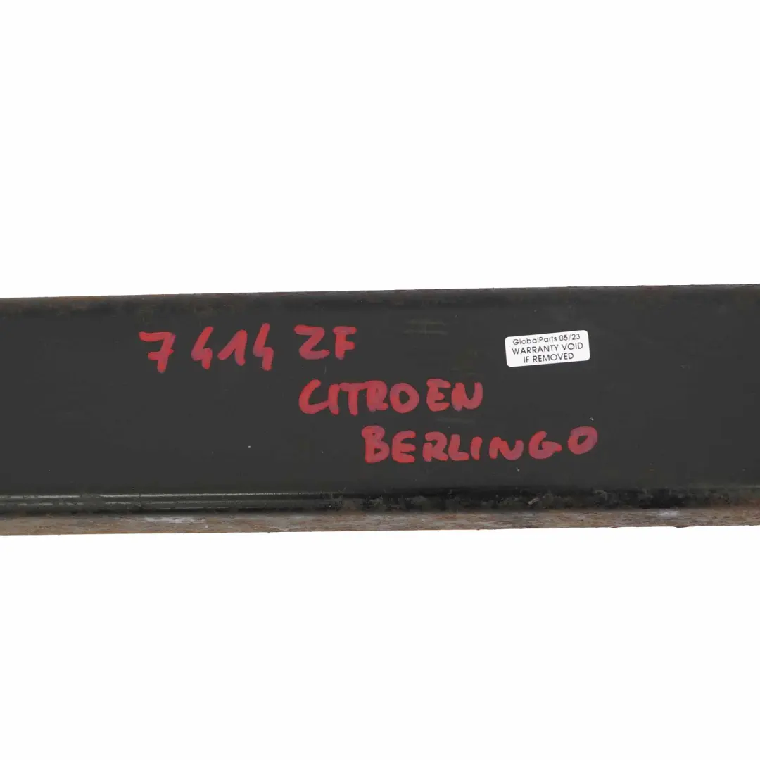 Citroen Berlingo Rear Bumper Carrier Crash Support Reinforcement Bar to with Part number 7414ZF Citroen Berlingo Rear Bumper Carrier Crash Support Reinforcement Bar - SKU 7414ZF - Part number 7414ZF
