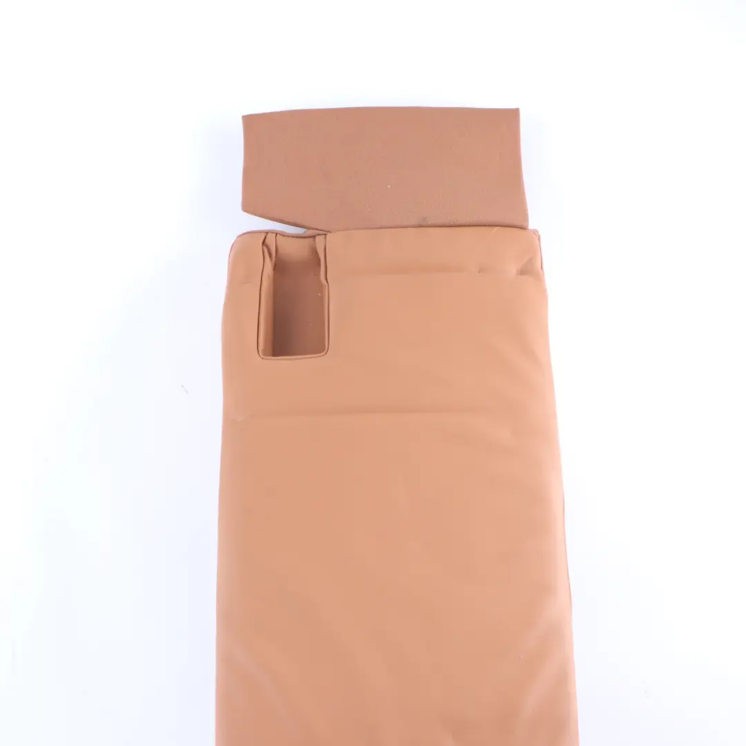 Middle Panel Bench Covering Upholstery Leather Nappa Cognac to BMW G11 Rear Seat with Part number 7415713 BMW G11 Rear Seat Middle Panel Bench Covering Upholstery Leather Nappa Cognac - SKU 7415713 - Part number 7415713