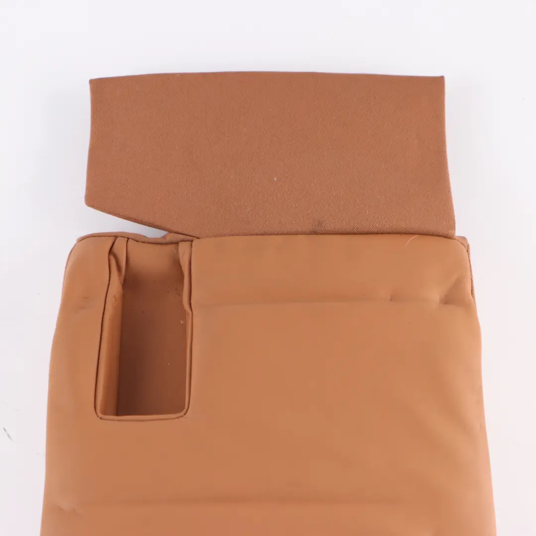 Middle Panel Bench Covering Upholstery Leather Nappa Cognac to BMW G11 Rear Seat with Part number 7415713 BMW G11 Rear Seat Middle Panel Bench Covering Upholstery Leather Nappa Cognac - SKU 7415713 - Part number 7415713