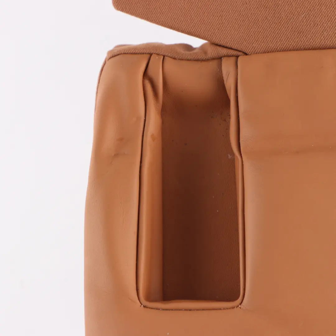 Middle Panel Bench Covering Upholstery Leather Nappa Cognac to BMW G11 Rear Seat with Part number 7415713 BMW G11 Rear Seat Middle Panel Bench Covering Upholstery Leather Nappa Cognac - SKU 7415713 - Part number 7415713