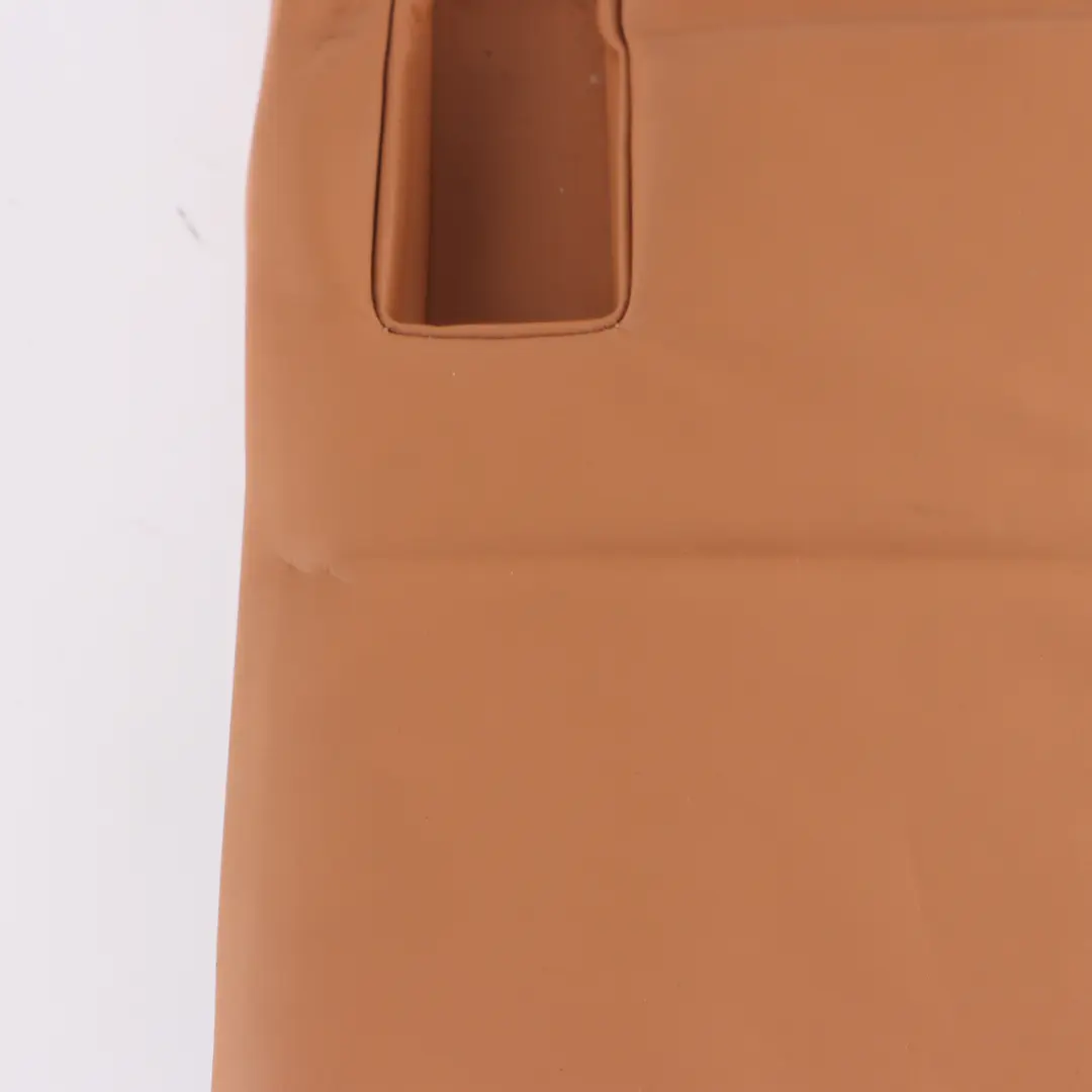 Middle Panel Bench Covering Upholstery Leather Nappa Cognac to BMW G11 Rear Seat with Part number 7415713 BMW G11 Rear Seat Middle Panel Bench Covering Upholstery Leather Nappa Cognac - SKU 7415713 - Part number 7415713