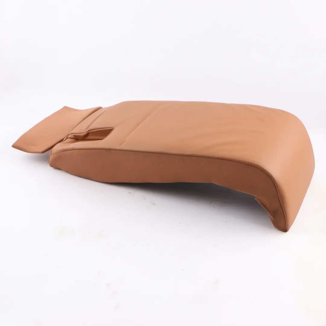 Middle Panel Bench Covering Upholstery Leather Nappa Cognac to BMW G11 Rear Seat with Part number 7415713 BMW G11 Rear Seat Middle Panel Bench Covering Upholstery Leather Nappa Cognac - SKU 7415713 - Part number 7415713