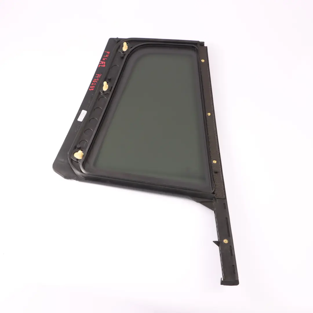 Side Window Quarter Rear Left N/S Glass Glazing Tinted AS3 to BMW F46 with Part number 7416283 BMW F46 Side Window Quarter Rear Left N/S Glass Glazing Tinted AS3 - SKU 7416283 - Part number 7416283