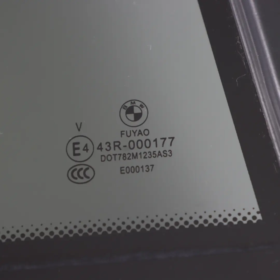 BMW F46 Finestrino Laterale Quarto Posteriore Destro Vetro AS3 - SKU 7416284 - Numero di parte 7416284