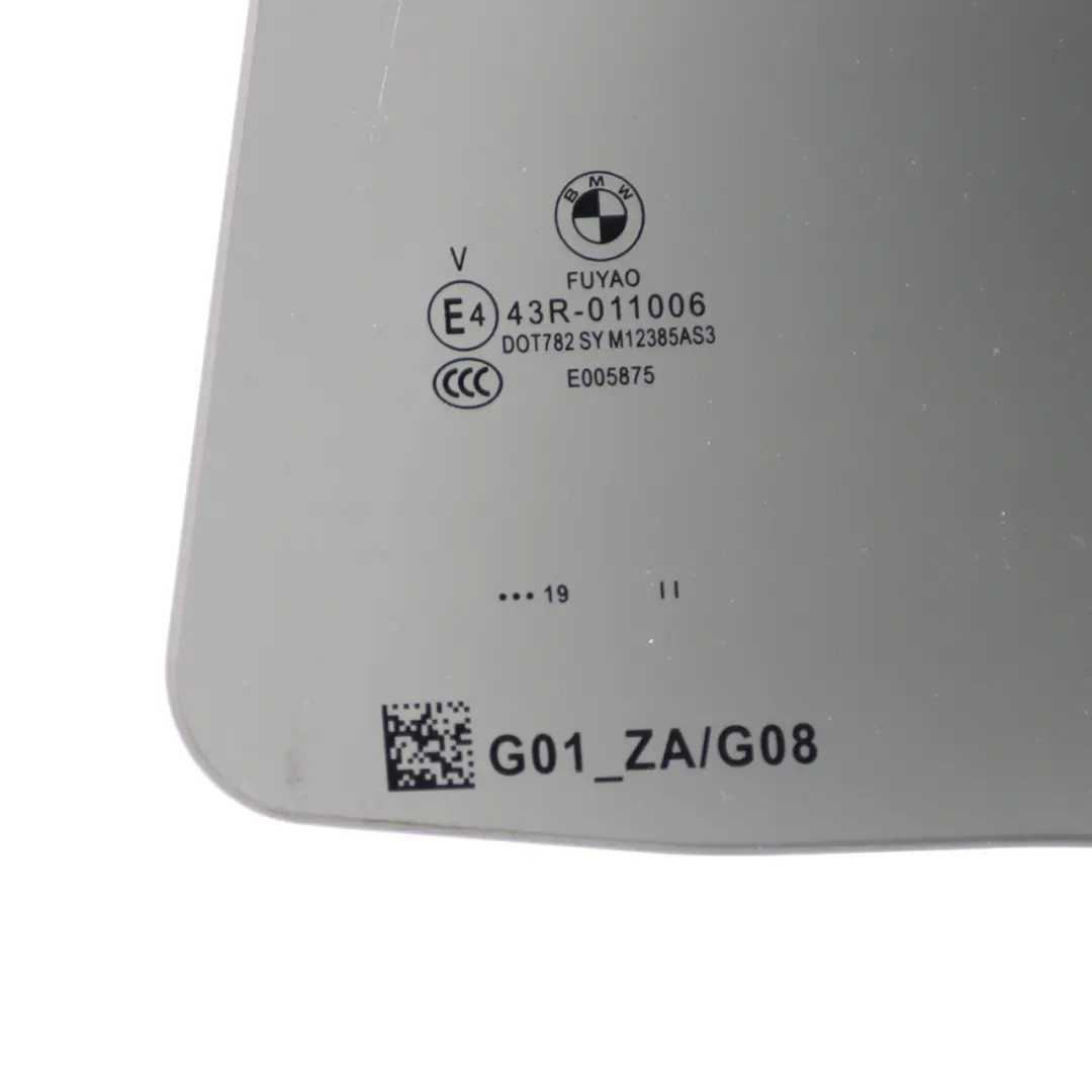 Door Window Glass Rear Left N/S Tinted Window Glazing to BMW G01 with Part number 7416971 BMW G01 Door Window Glass Rear Left N/S Tinted Window Glazing - SKU 7416971 - Part number 7416971
