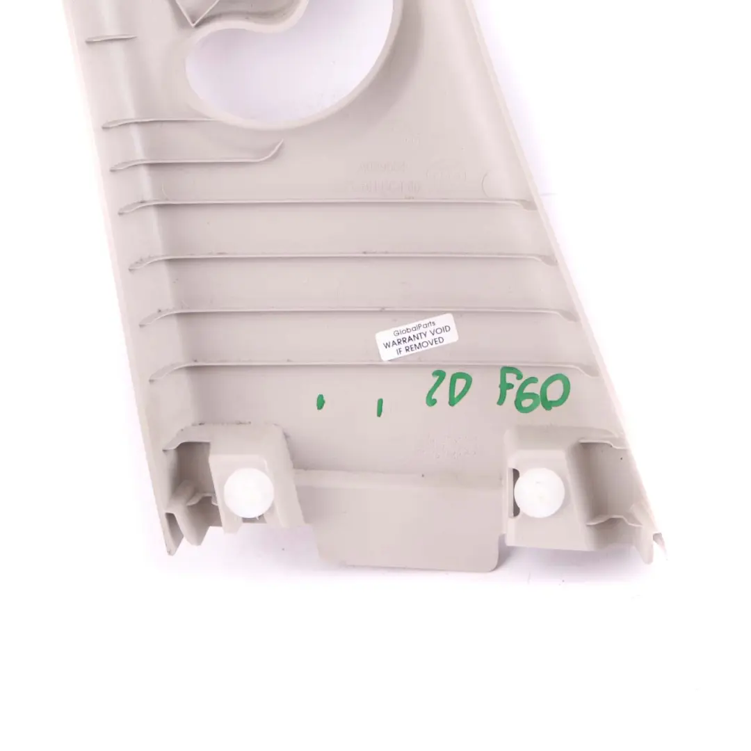 Trim B Column Pillar Upper Right Satellite Grey to Mini F60 Countryman Cover with Part number 7417482 Mini F60 Countryman Cover Trim B Column Pillar Upper Right Satellite Grey - SKU 7417482 - Part number 7417482