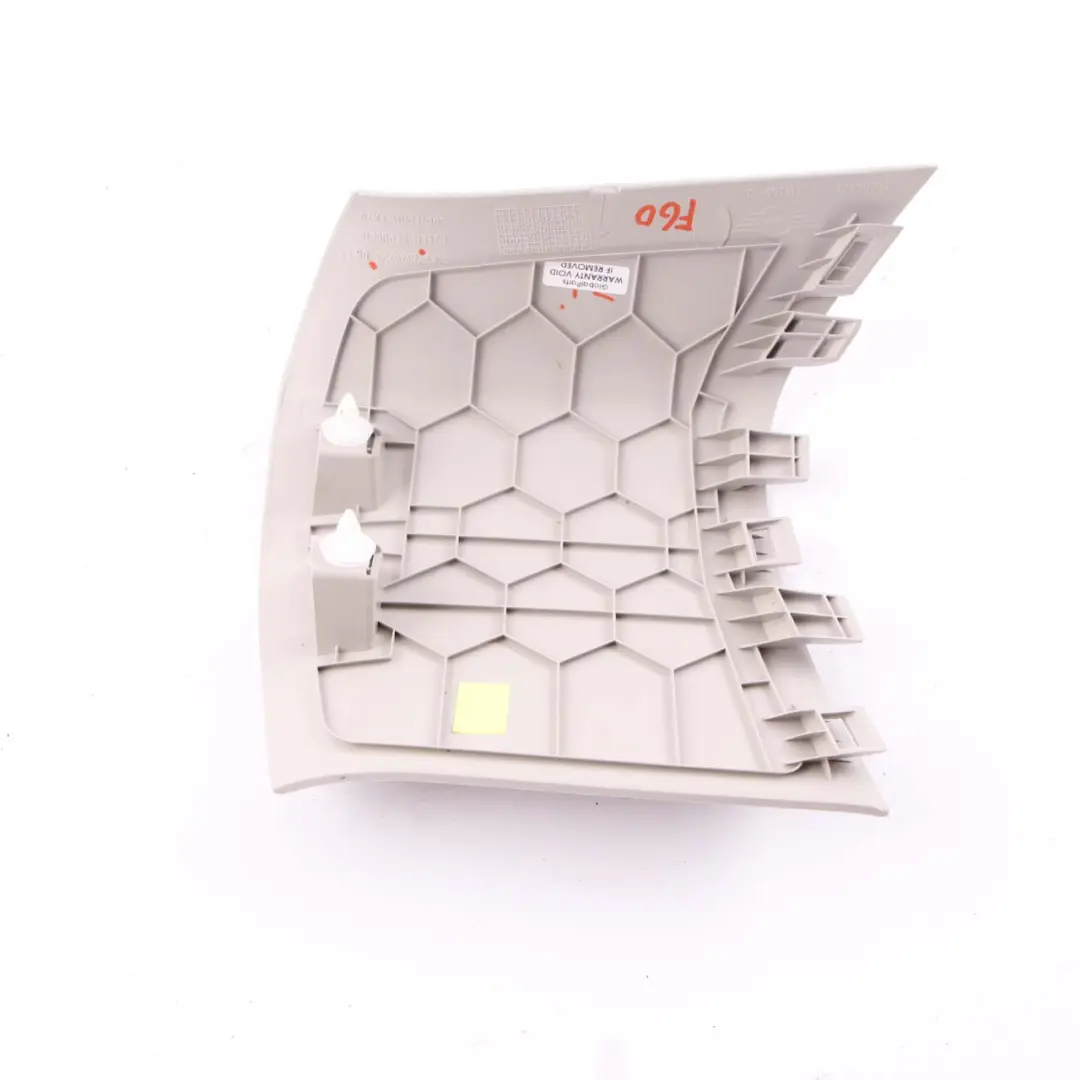 Tapa Columna D Izquierda Satellite Gris 7378223 para Mini F60 Countryman con número de pieza 7417483 Mini F60 Countryman Tapa Columna D Izquierda Satellite Gris 7378223 - SKU 7417483 - Número de pieza 7417483