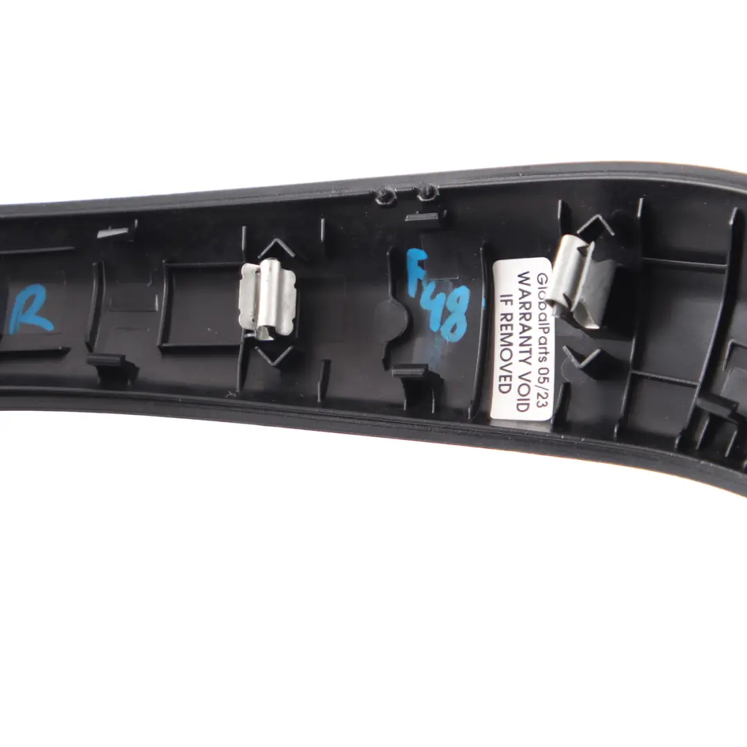 Carte Porte Poignée Couvercle Intérieur Avant Arrière Droit Noir 7350526 pour BMW F48 à propos du numéro de pièce 7417514 BMW F48 Carte Porte Poignée Couvercle Intérieur Avant Arrière Droit Noir 7350526 - SKU 7417514 - Numéro de pièce 7417514