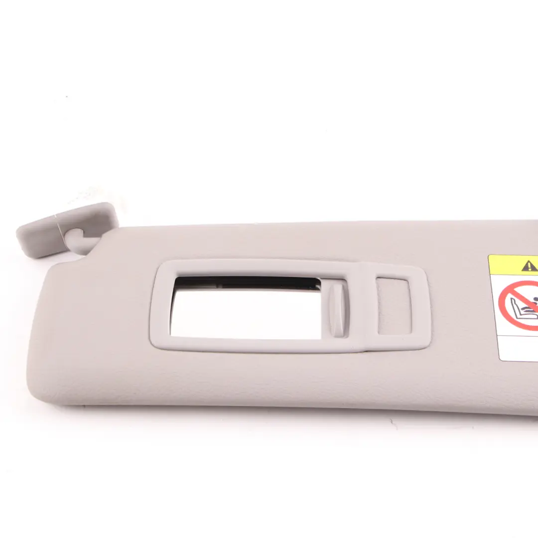 Sun Visor BMW F30 F31 Mirror Left N/S Panel Label Everestgrau Sunvisor to with Part number 7419305 Sun Visor BMW F30 F31 Mirror Left N/S Panel Label Everestgrau Sunvisor - SKU 7419305-1 - Part number 7419305