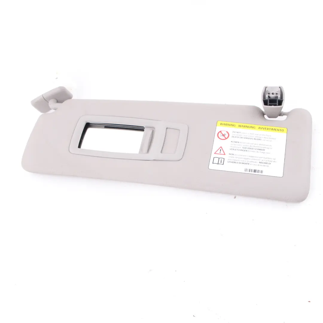 Sonnenblende BMW F30 F31 Spiegel Links Panel Label Everestgrau für  mit Teilenummer 7419305  Sonnenblende BMW F30 F31 Spiegel Links Panel Label Everestgrau - SKU 7419305 - Teilenummer 7419305