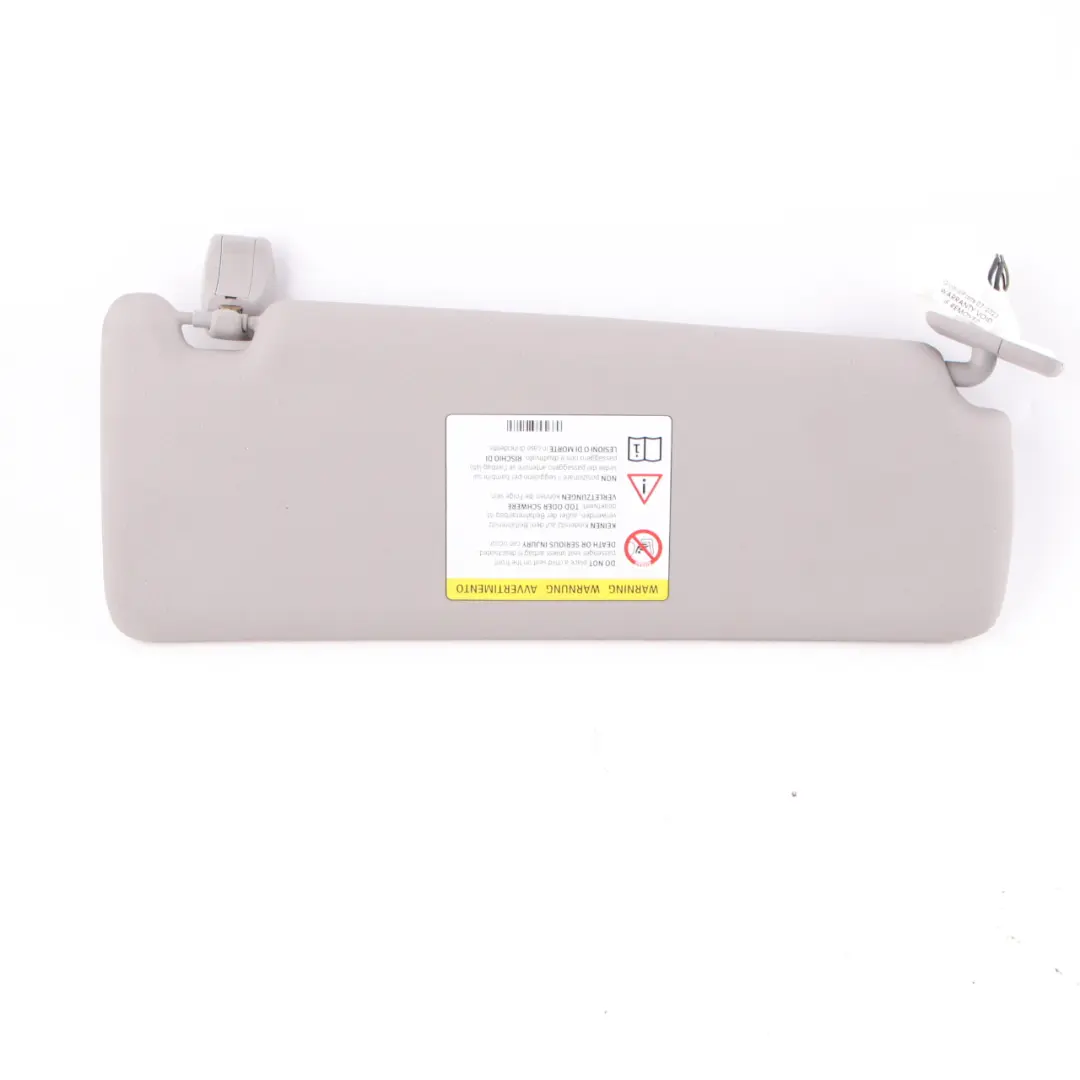 Parasole BMW F30 F31 Specchio Sinistro Etichetta Pannello Everestgrau per con numero di parte 7419305 Parasole BMW F30 F31 Specchio Sinistro Etichetta Pannello Everestgrau - SKU 7419305 - Numero di parte 7419305