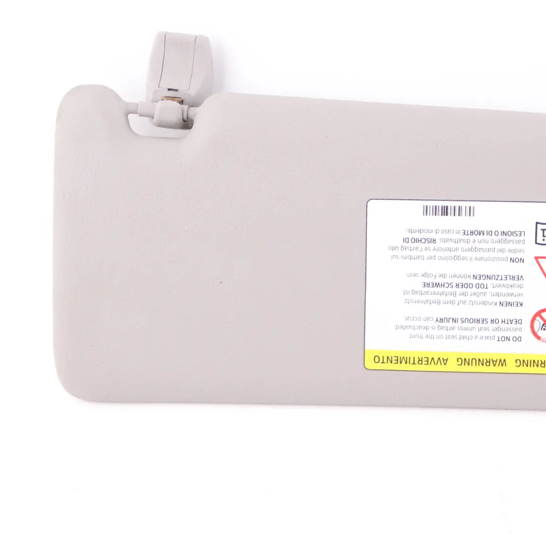 Parasole BMW F30 F31 Specchio Sinistro Etichetta Pannello Everestgrau per con numero di parte 7419305 Parasole BMW F30 F31 Specchio Sinistro Etichetta Pannello Everestgrau - SKU 7419305 - Numero di parte 7419305