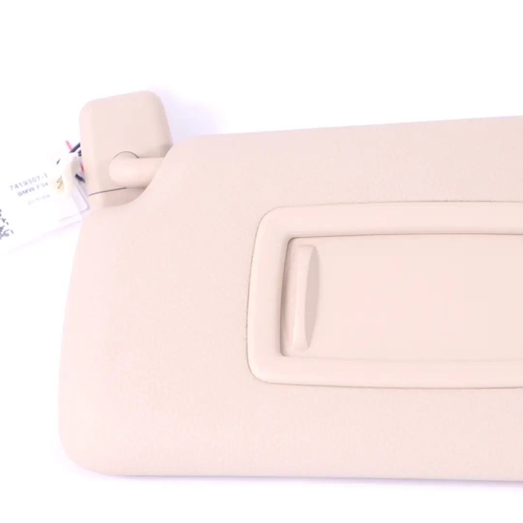 Osłona przeciwsłoneczna Lewa Beż do BMW F30 F31 F32 F34 F36 o numerze 7419307 BMW F30 F31 F32 F34 F36 Osłona przeciwsłoneczna Lewa Beż - SKU 7419307-1 - Numer Części 7419307