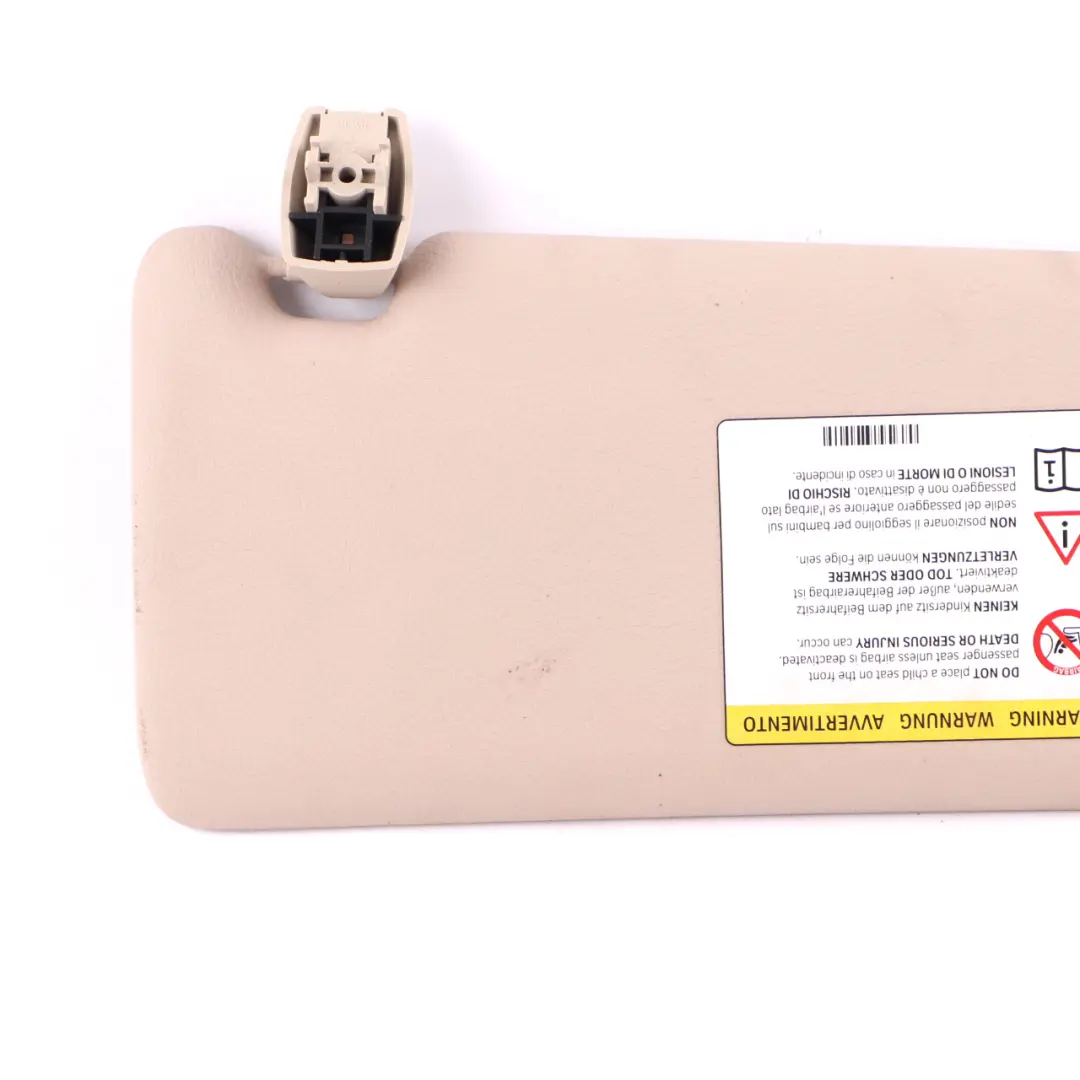  Sun Visor BMW F30 F31 F32 F34 F36 Sunvisor Panel Left N/S Oyster - SKU 7419307 - Part number 7419307