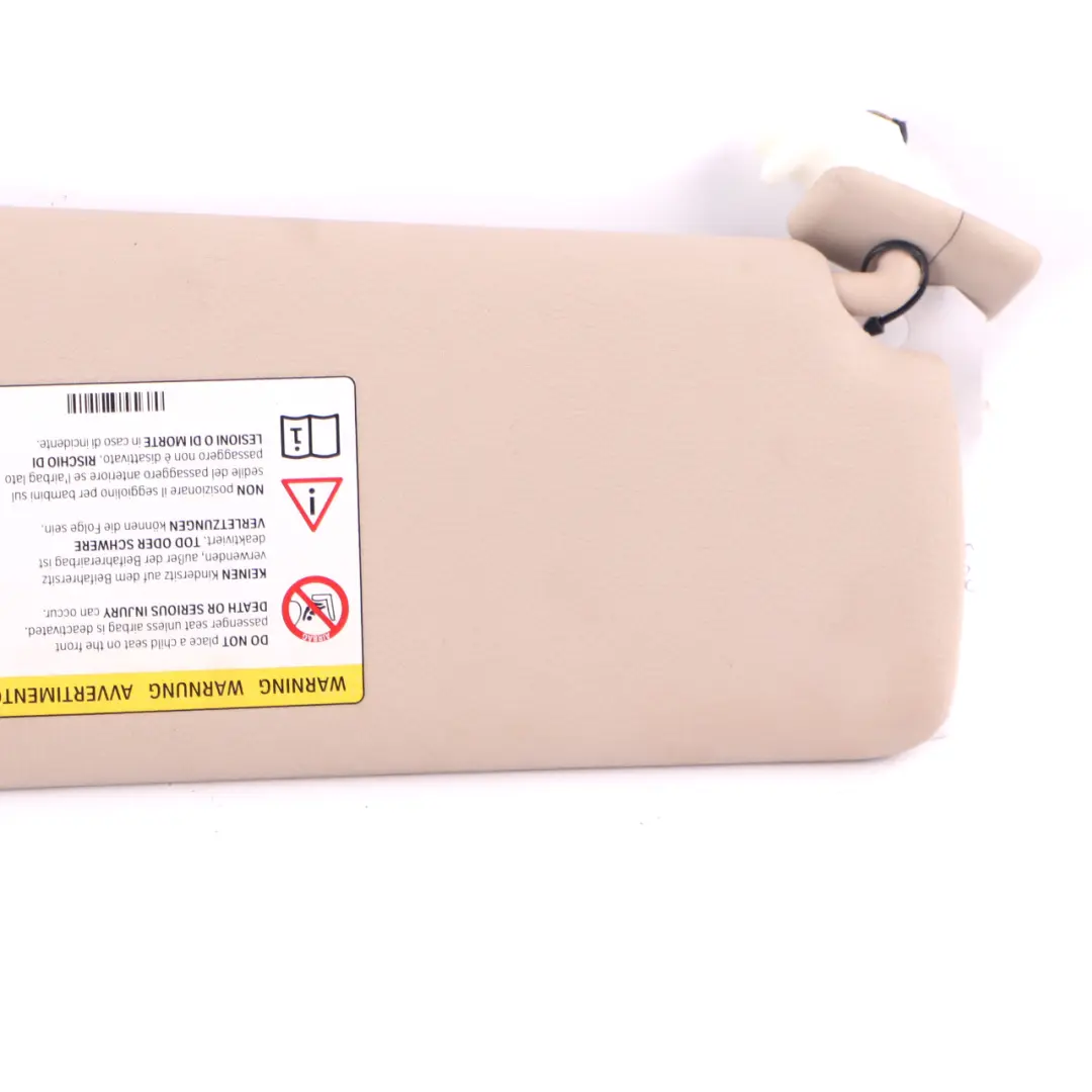  Sun Visor BMW F30 F31 F32 F34 F36 Sunvisor Panel Left N/S Oyster - SKU 7419307 - Part number 7419307