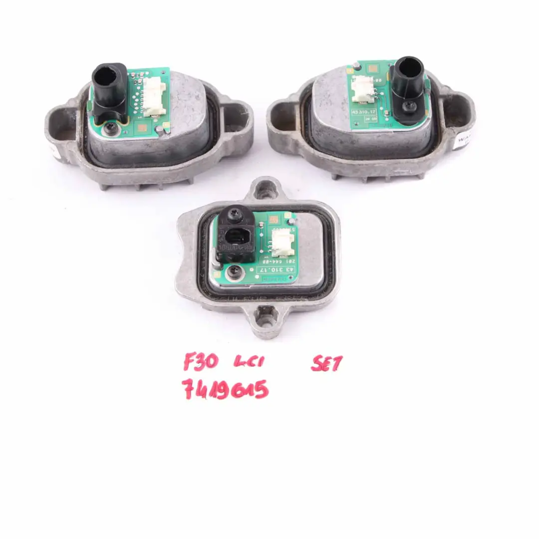 Módulo de Faro BMW F30 F31 LCI LED Unidad Fuente de Luz Insertar Set para con número de pieza 7419615 Módulo de Faro BMW F30 F31 LCI LED Unidad Fuente de Luz Insertar Set - SKU 7419615 - Número de pieza 7419615