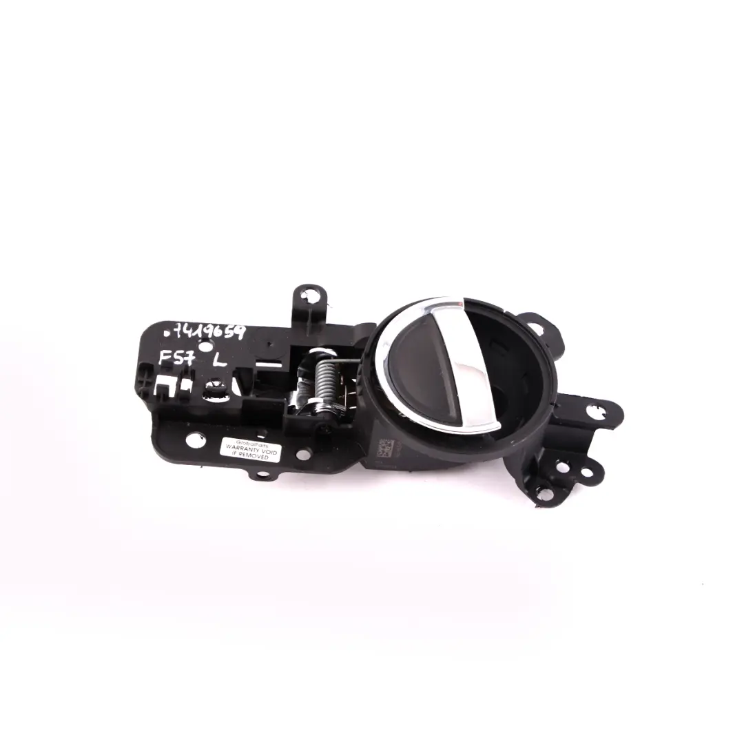 Maniglia della porta Mini F55 F56 F57 interna sinistra Trim Grab Chrome per con numero di parte 7419659 Maniglia della porta Mini F55 F56 F57 interna sinistra Trim Grab Chrome - SKU 7419659 - Numero di parte 7419659