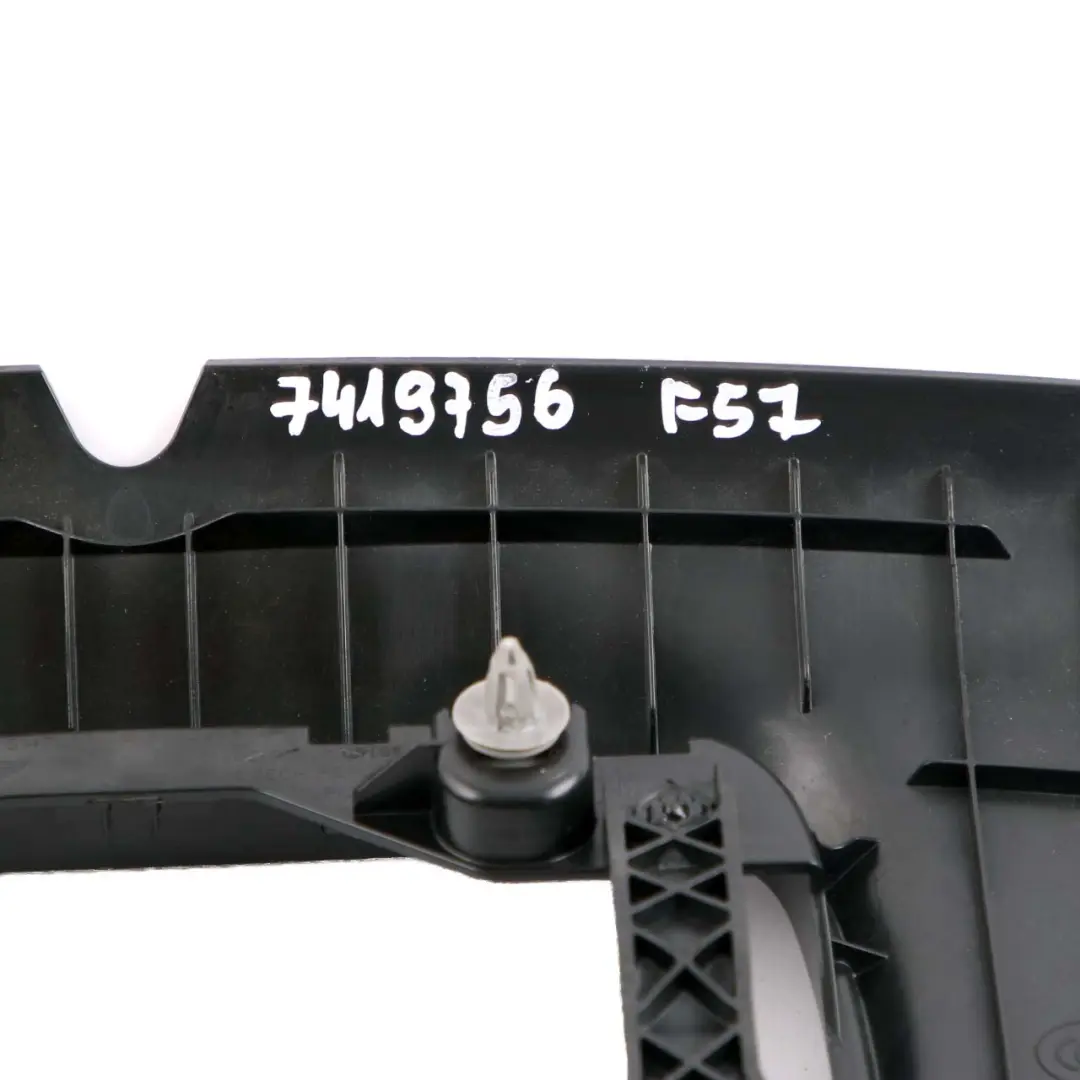 Windscreen Top Trim Roof Cover Panel Lining Black to Mini F57 Cabrio with Part number 7419756 Mini F57 Cabrio Windscreen Top Trim Roof Cover Panel Lining Black - SKU 7419756 - Part number 7419756