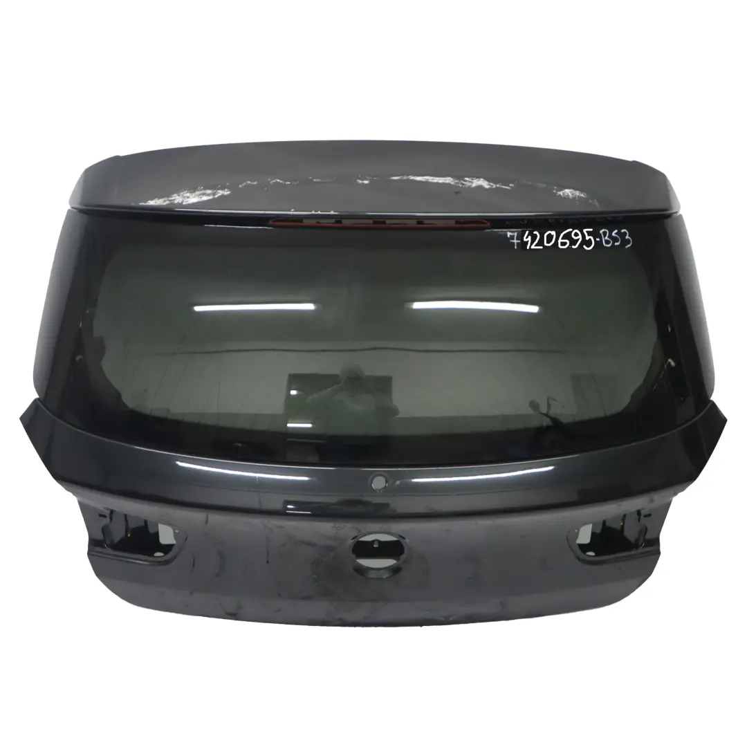 Boot Trunk Lid Tailgate Black Sapphire - 475 to BMW F20 F21 LCI Rear with Part number 7420695 BMW F20 F21 LCI Rear Boot Trunk Lid Tailgate Black Sapphire - 475 - SKU 7420695-BS3 - Part number 7420695