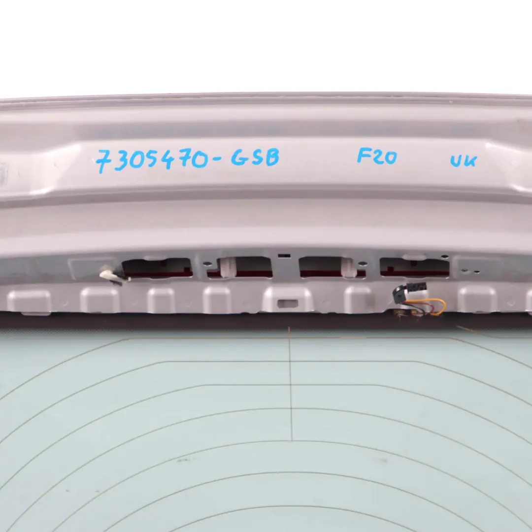 Boot Trunk Lid Tailgate Glacier Silver Metallic - A83 to BMW 1 F20 F21 LCI Rear with Part number 7420695 BMW 1 F20 F21 LCI Rear Boot Trunk Lid Tailgate Glacier Silver Metallic - A83 - SKU 7420695-GSB - Part number 7420695