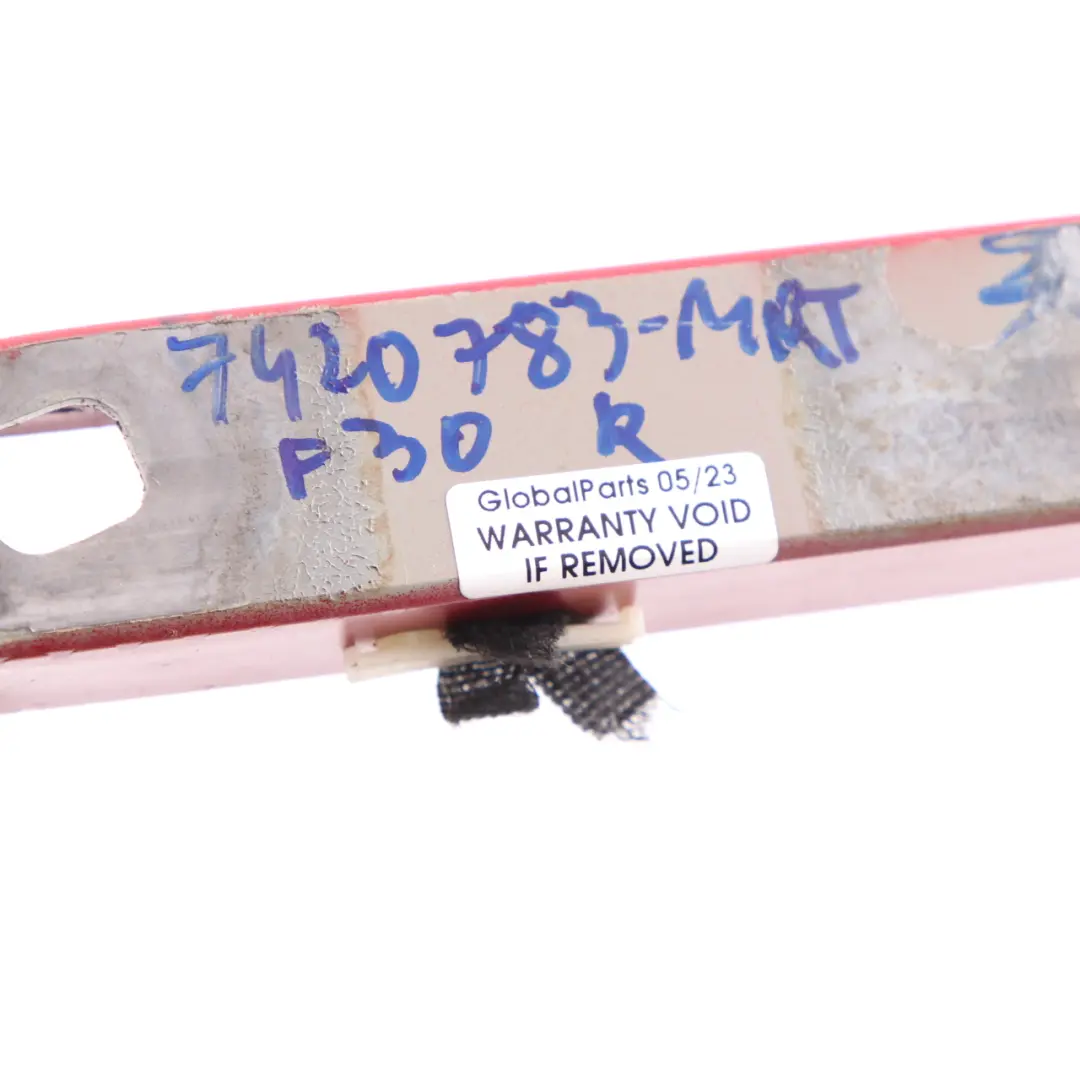 BMW F30 F32 Trunk Hinge Right O/S Boot Lid Tailgate Melbourne Red Metallic - A75 - SKU 7420784-MRT - Part number 7420784