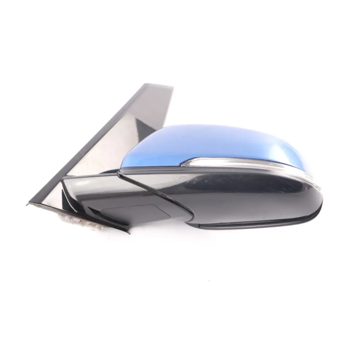 Wing Mirror Door Left N/S Estoril Blue Metallic - B45 to BMW F46 with Part number 7421475 BMW F46 Wing Mirror Door Left N/S Estoril Blue Metallic - B45 - SKU 7421475-EB - Part number 7421475