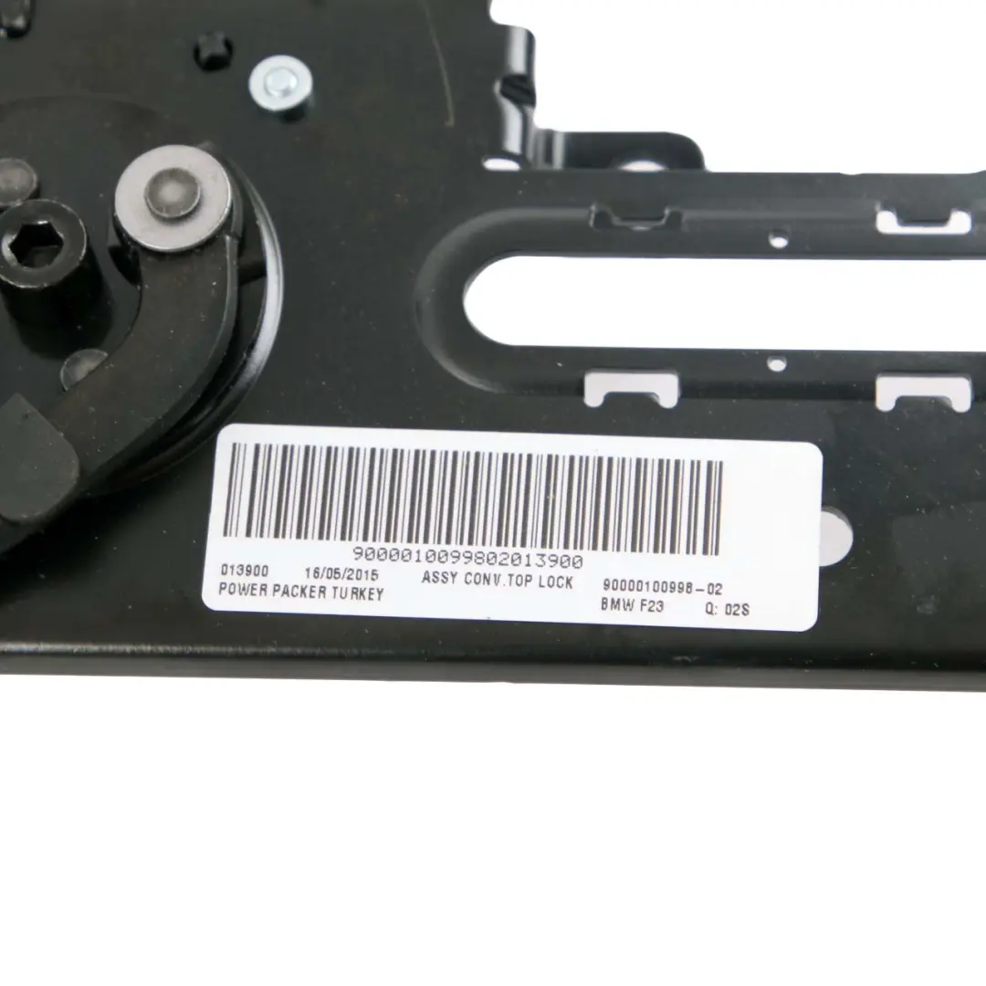 Faltdach Antriebsmechanismus Schlosshalterung für BMW 2 F23 Cabrio mit Teilenummer 7421665 BMW 2 F23 Cabrio Faltdach Antriebsmechanismus Schlosshalterung - SKU 7421665 - Teilenummer 7421665