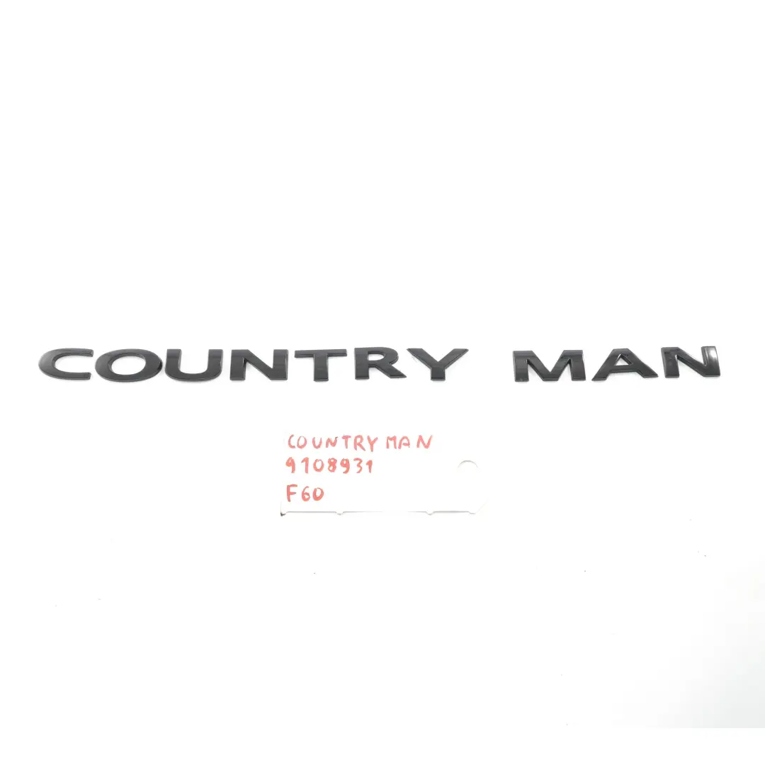 Emblema Bagagliaio Posteriore Boot Tailgate Aderito per Mini F60 Countryman con numero di parte 7421909 Mini F60 Countryman Emblema Bagagliaio Posteriore Boot Tailgate Aderito - SKU 7421909 - Numero di parte 7421909