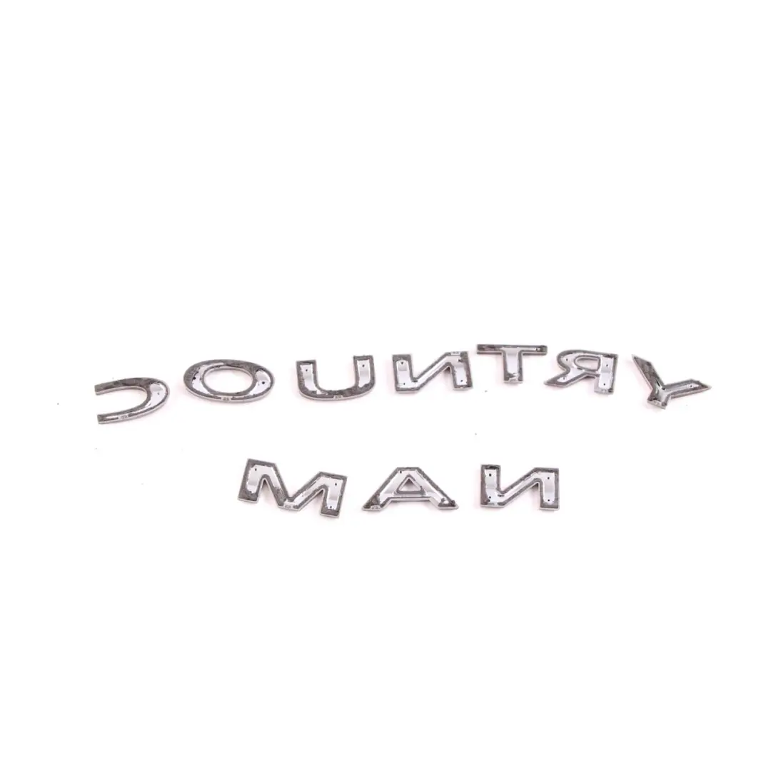 Trunk Emblem Rear Boot Tailgate Adhered Lettering to Mini F60 Countryman with Part number 7421909 Mini F60 Countryman Trunk Emblem Rear Boot Tailgate Adhered Lettering - SKU 7421909 - Part number 7421909