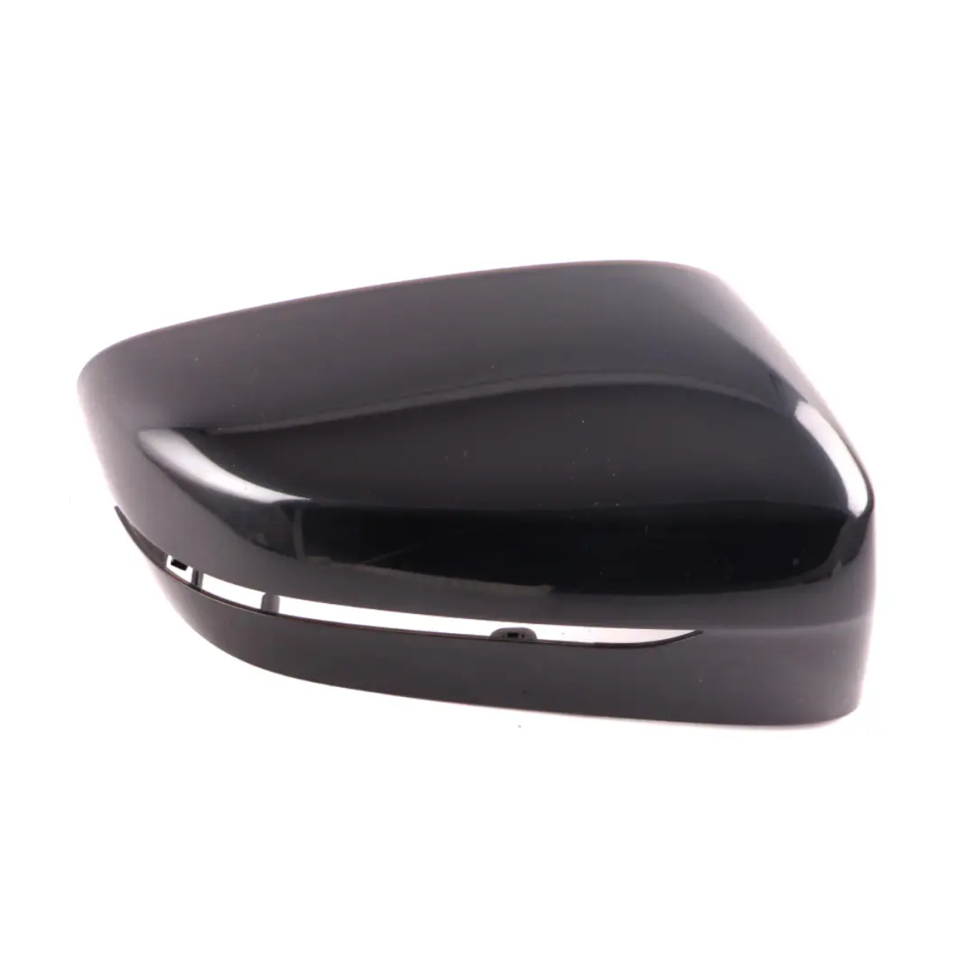 Mirror Case BMW G30 G31 Wing Cover Trim Right O/S Black Sapphire - 475 to with Part number 7422792 Mirror Case BMW G30 G31 Wing Cover Trim Right O/S Black Sapphire - 475 - SKU 7422792-BS - Part number 7422792