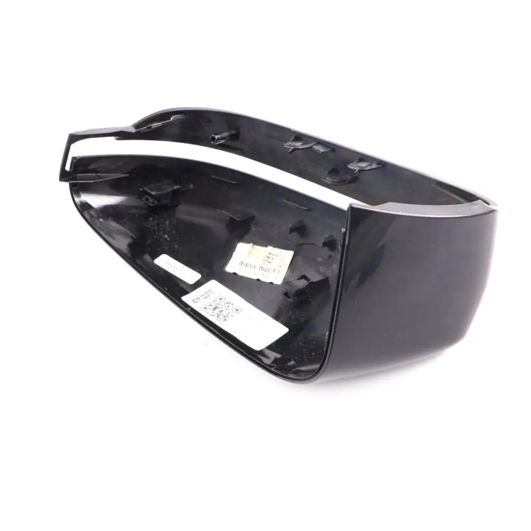  Mirror Case BMW G30 G31 Wing Cover Trim Right O/S Black Sapphire - 475 - SKU 7422792-BS - Part number 7422792