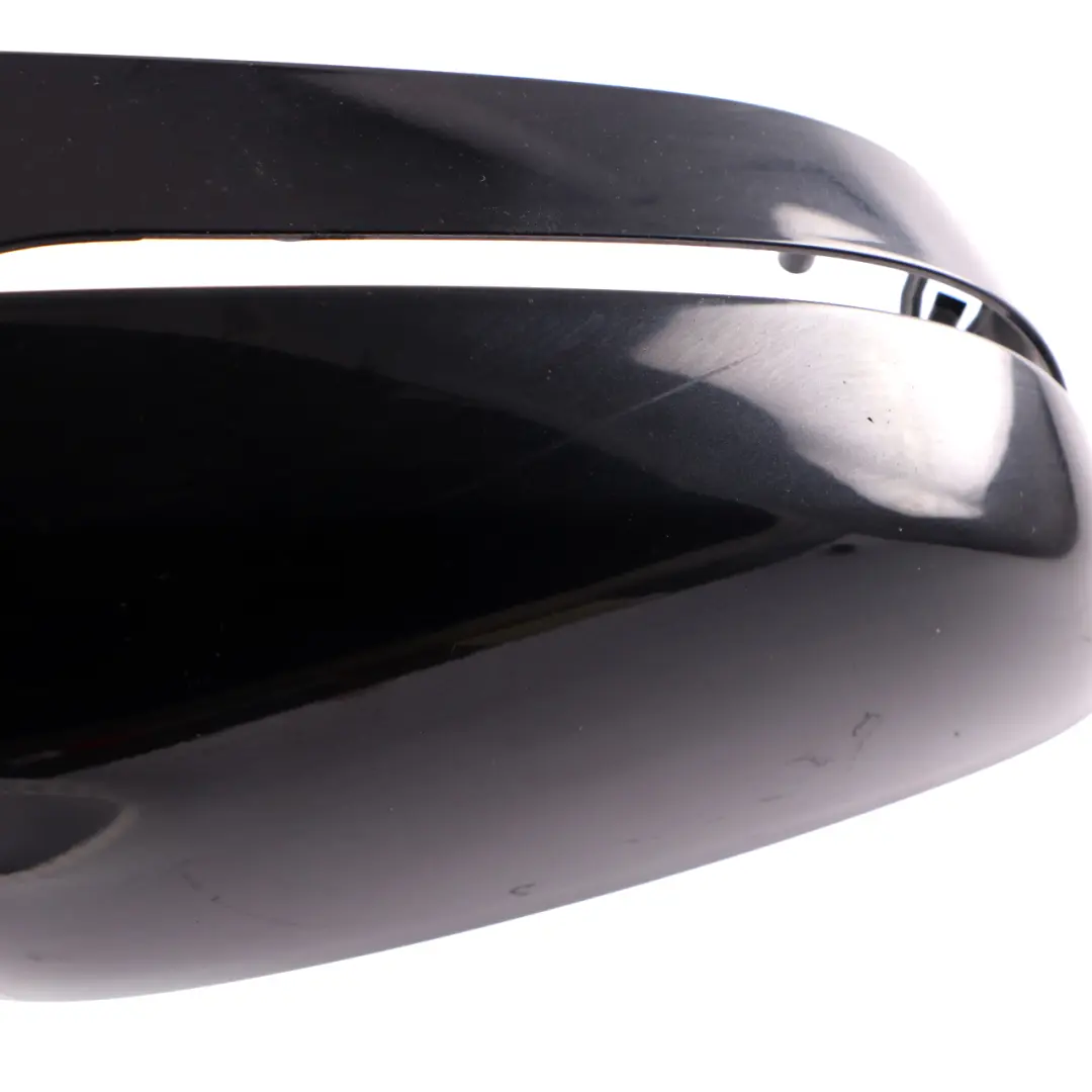 Mirror Case BMW G30 G31 Wing Cover Trim Right O/S Black Sapphire - 475 to with Part number 7422792 Mirror Case BMW G30 G31 Wing Cover Trim Right O/S Black Sapphire - 475 - SKU 7422792-BS - Part number 7422792