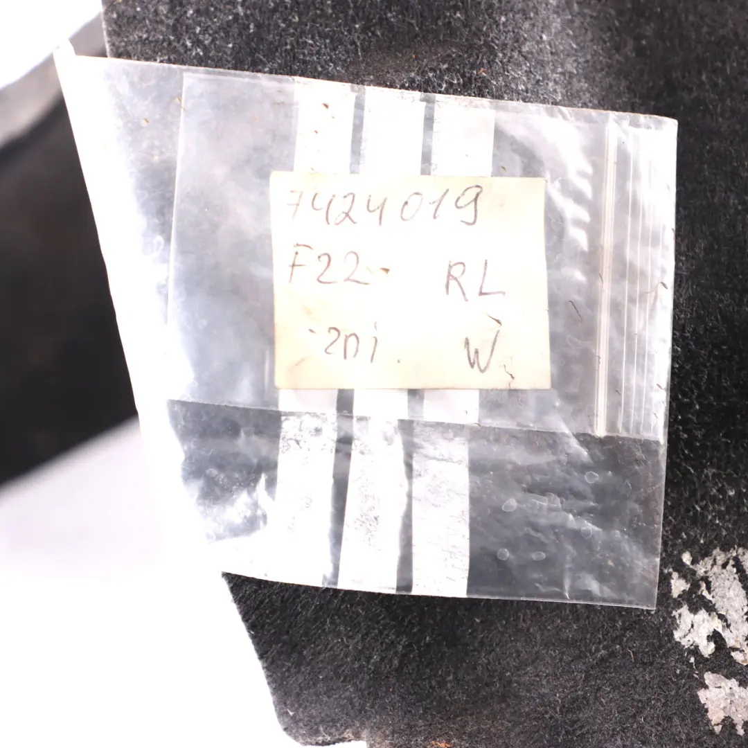 BMW F22 F23 Cache Roue Arrière Gauch Logement Isolation - SKU 7424019 - Numéro de pièce 7424019
