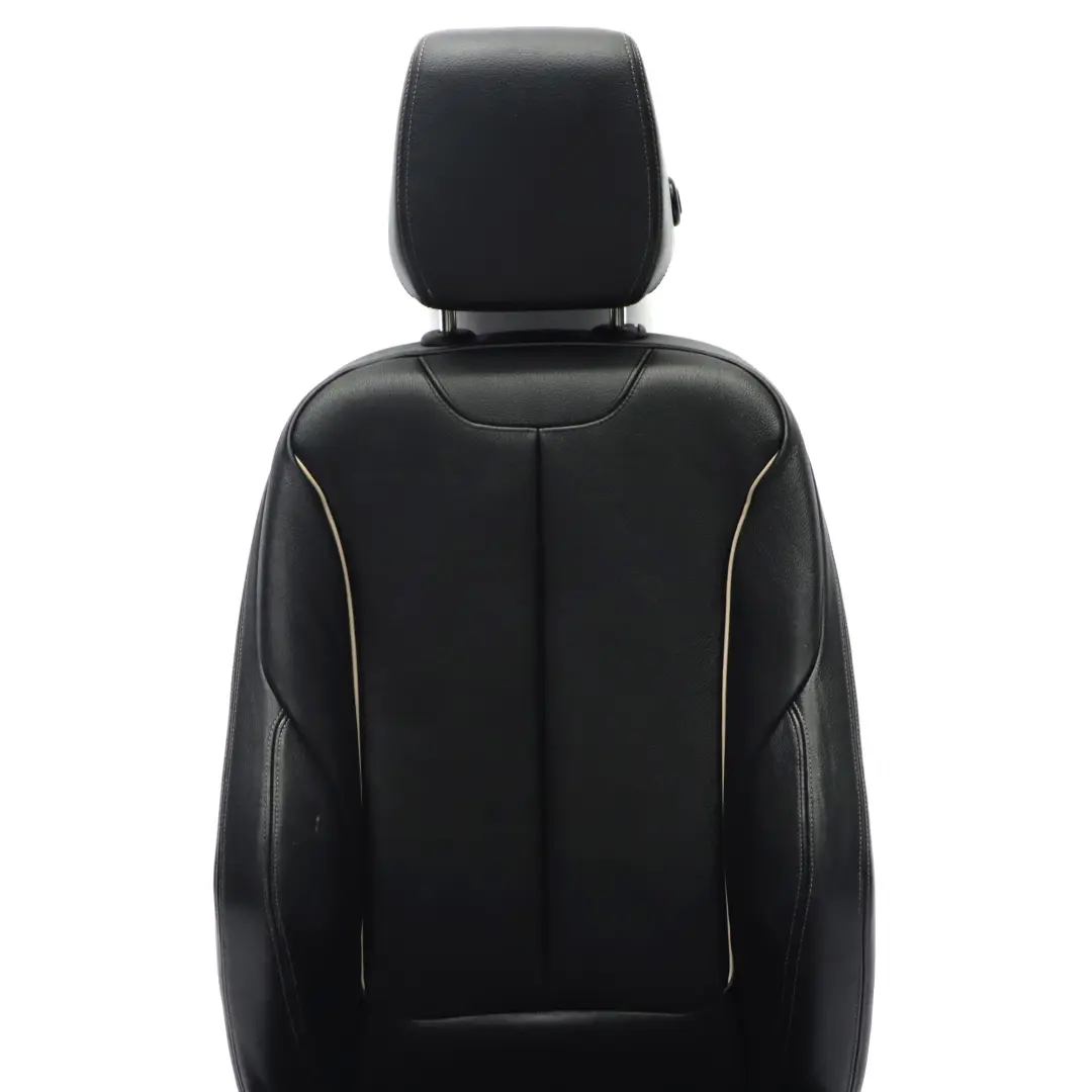  Siège avant BMW F30 F31 LCI Droit M-Sport Chauffant Noir Cuir Oyster Dark - SKU 7424224 - Numéro de pièce 7424224