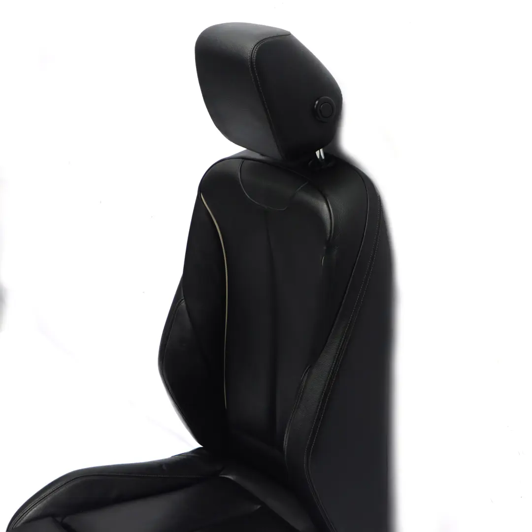  Vordersitz BMW F30 F31 LCI Rechts M-Sport Beheizt Schwarz Leder Oyster Dark - SKU 7424224 - Teilenummer 7424224