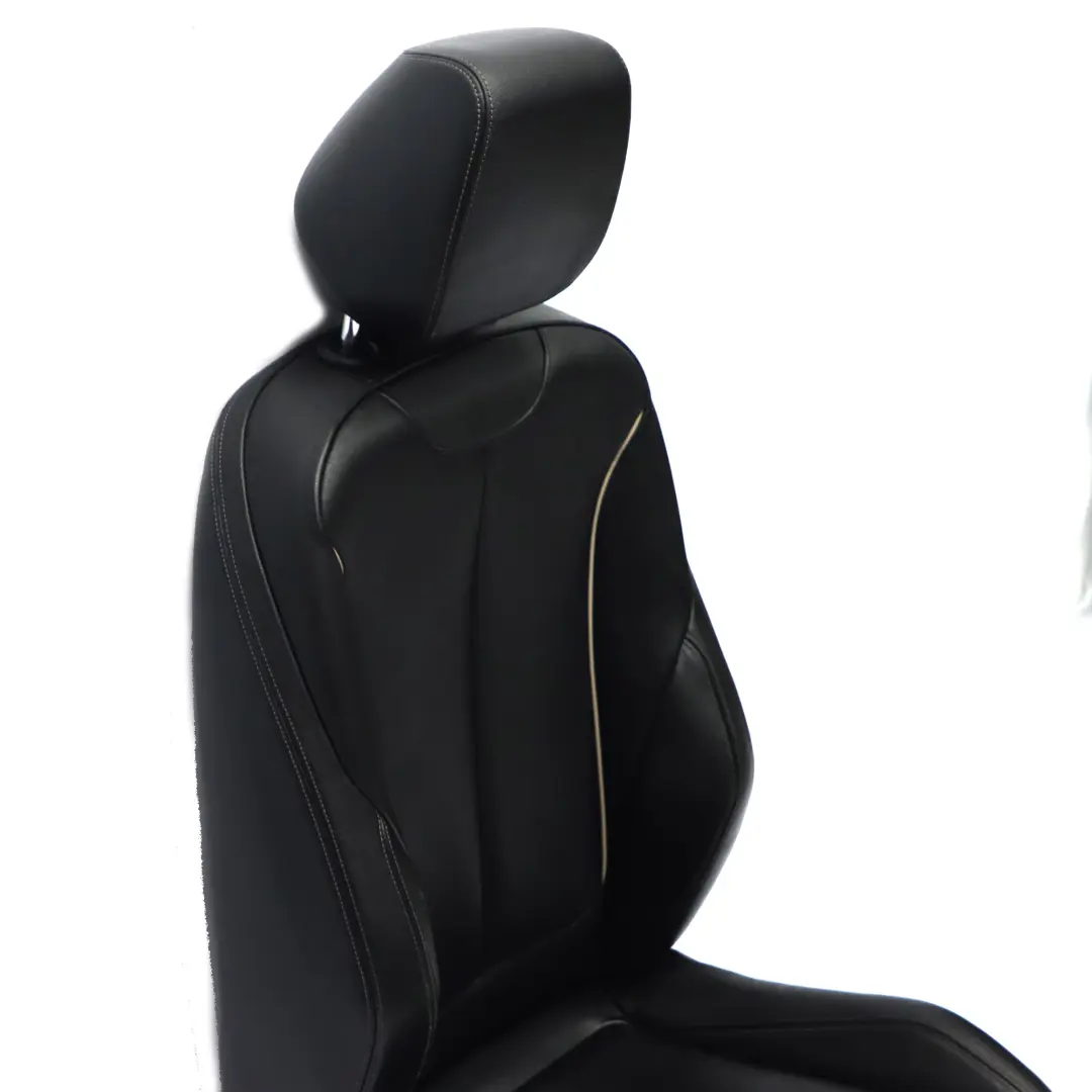  Vordersitz BMW F30 F31 LCI Rechts M-Sport Beheizt Schwarz Leder Oyster Dark - SKU 7424224 - Teilenummer 7424224