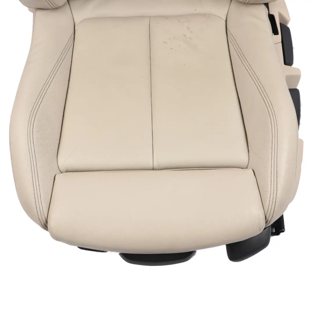 Leather Front Left N/S Seat Oyster Interior to BMW F30 F31 F34 F36 LCI M Sport with Part number 7424225 BMW F30 F31 F34 F36 LCI M Sport Leather Front Left N/S Seat Oyster Interior - SKU 7424225 - Part number 7424225