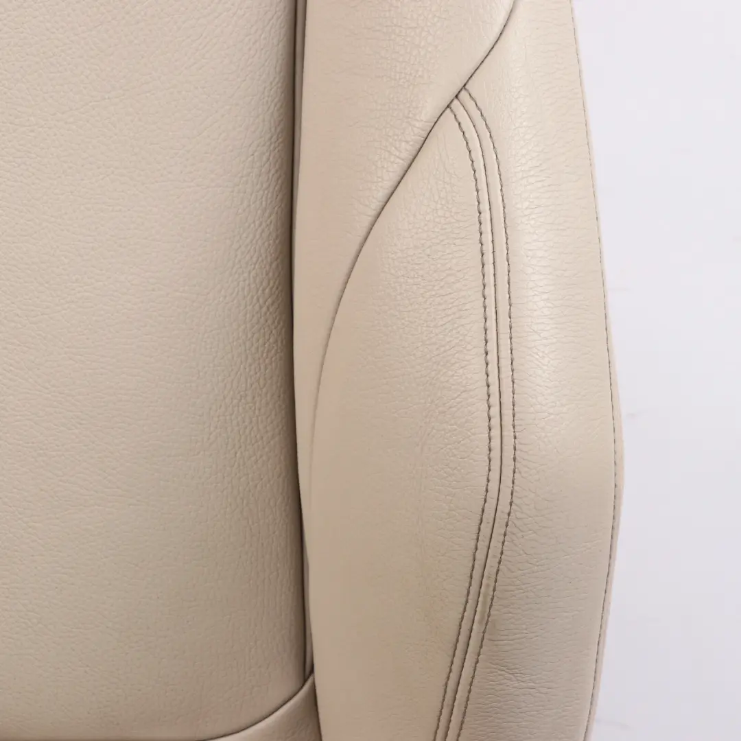 Leather Front Left N/S Seat Oyster Interior to BMW F30 F31 F34 F36 LCI M Sport with Part number 7424225 BMW F30 F31 F34 F36 LCI M Sport Leather Front Left N/S Seat Oyster Interior - SKU 7424225 - Part number 7424225