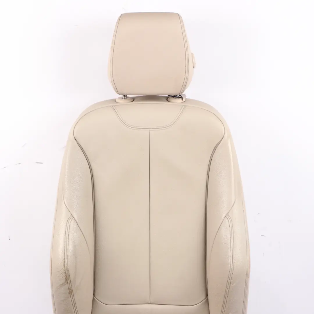 BMW F30 F31 F34 F36 LCI M Sport Leather Front Right O/S Seat Oyster Interior - SKU 7424226 - Part number 7424226
