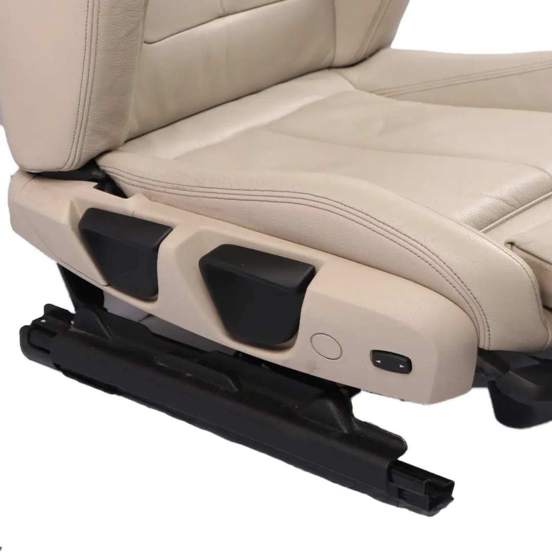 Leather Front Right O/S Seat Oyster Interior to BMW F30 F31 F34 F36 LCI M Sport with Part number 7424226 BMW F30 F31 F34 F36 LCI M Sport Leather Front Right O/S Seat Oyster Interior - SKU 7424226 - Part number 7424226