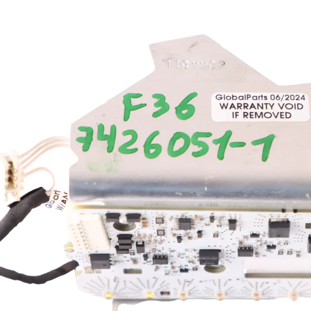 Rear Lamp Cable BMW F32 F36 F33 LCI Light Trunk Tailgate Wiring Harness - SKU 7426051-1 - Part number 7426051