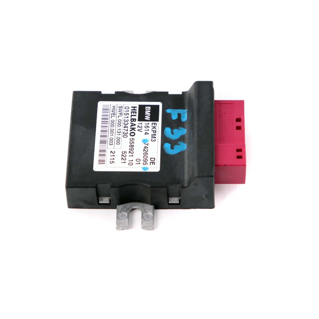 Module Commande De Pompe À Carburant pour BMW F10 F20 F30 F32 à propos du numéro de pièce 7426095 BMW F10 F20 F30 F32 Module Commande De Pompe À Carburant - SKU 7426095 - Numéro de pièce 7426095