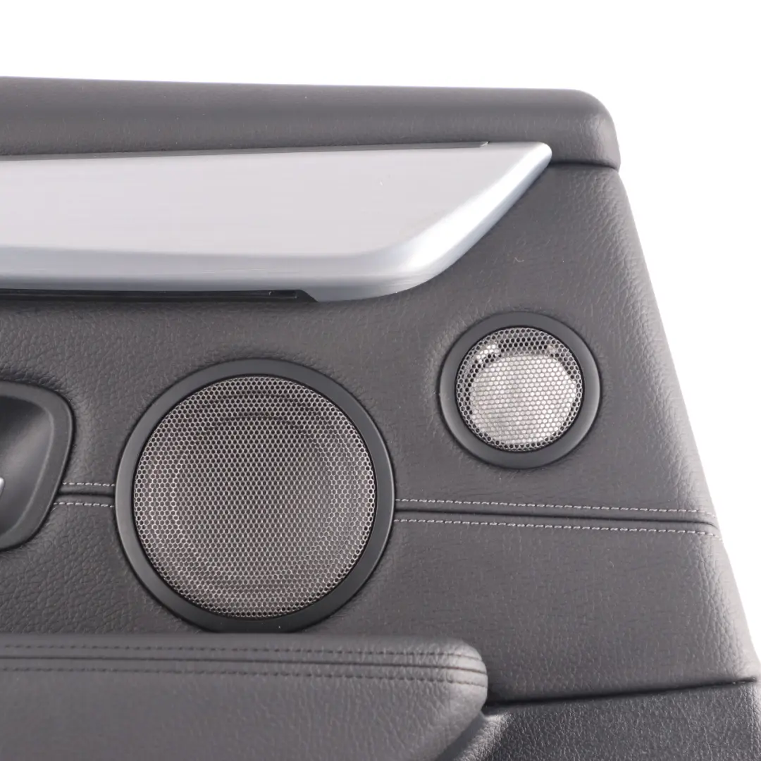 Door Card Rear Left N/S Door Lining Panel HiFi Leather Black Grey to BMW F46 with Part number 7426575 BMW F46 Door Card Rear Left N/S Door Lining Panel HiFi Leather Black Grey - SKU 7426575 - Part number 7426575