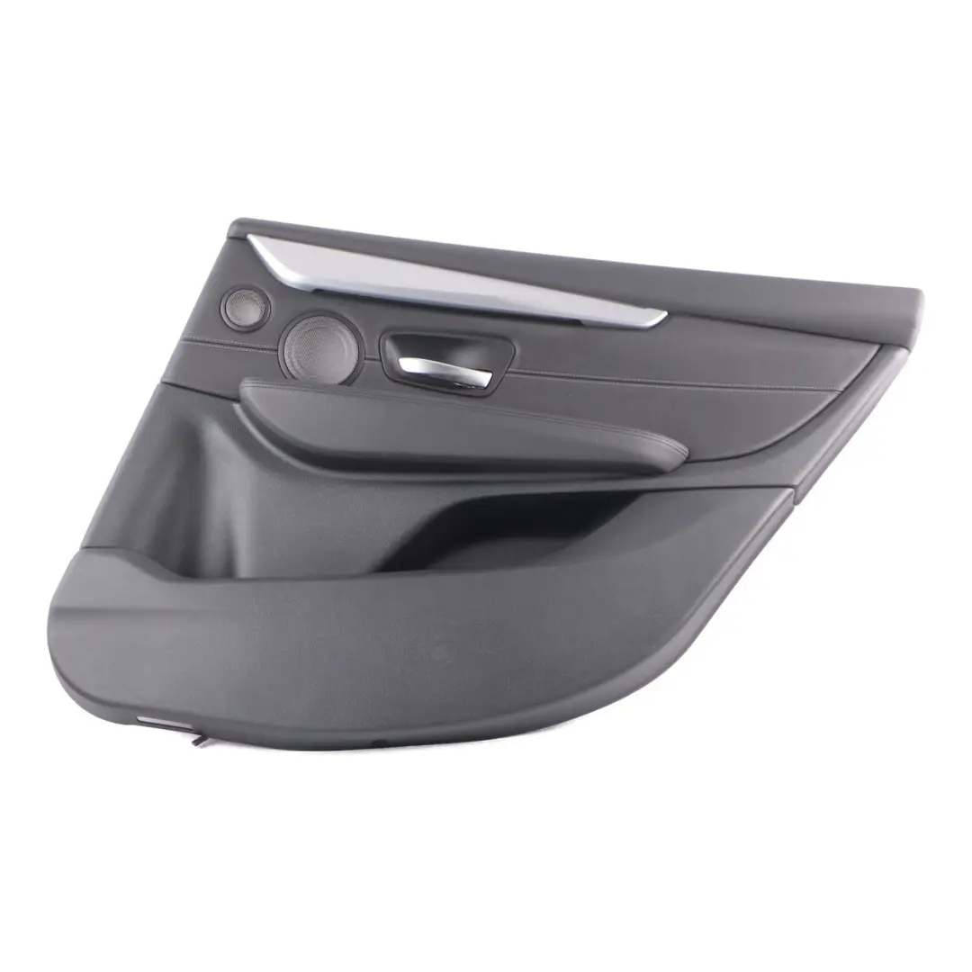 BMW F46 Door Card Rear Right O/S Door Lining Panel HiFi Leather Black Grey - SKU 7426576 - Part number 7426576