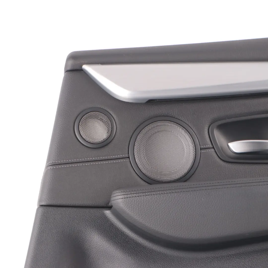 BMW F46 Door Card Rear Right O/S Door Lining Panel HiFi Leather Black Grey - SKU 7426576 - Part number 7426576