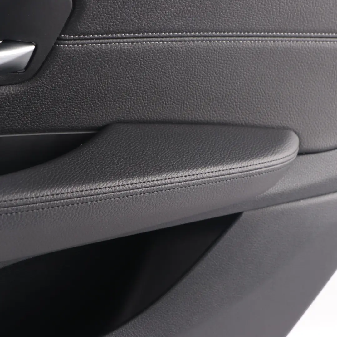 BMW F46 Door Card Rear Right O/S Door Lining Panel HiFi Leather Black Grey - SKU 7426576 - Part number 7426576