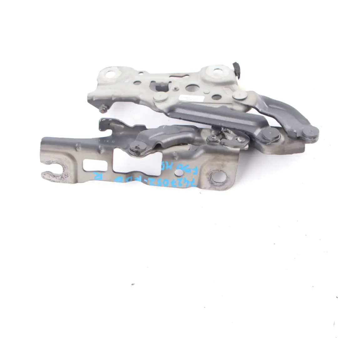 Hood Hinge BMW G30 G31 Engine Bonnet Right O/S Frozen Dark Grey II - P79 7347408 to with Part number 7427052 Hood Hinge BMW G30 G31 Engine Bonnet Right O/S Frozen Dark Grey II - P79 7347408 - SKU 7427052-FDG - Part number 7427052