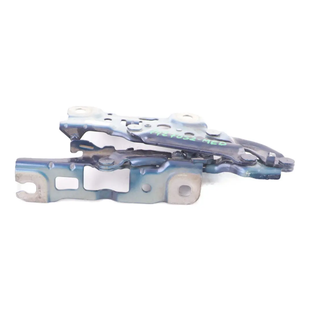 Hood Hinge BMW G30 G31 G11 Engine Bonnet Right O/S Mediterran Blue C10 7347408 to with Part number 7427052 Hood Hinge BMW G30 G31 G11 Engine Bonnet Right O/S Mediterran Blue C10 7347408 - SKU 7427052-MED - Part number 7427052