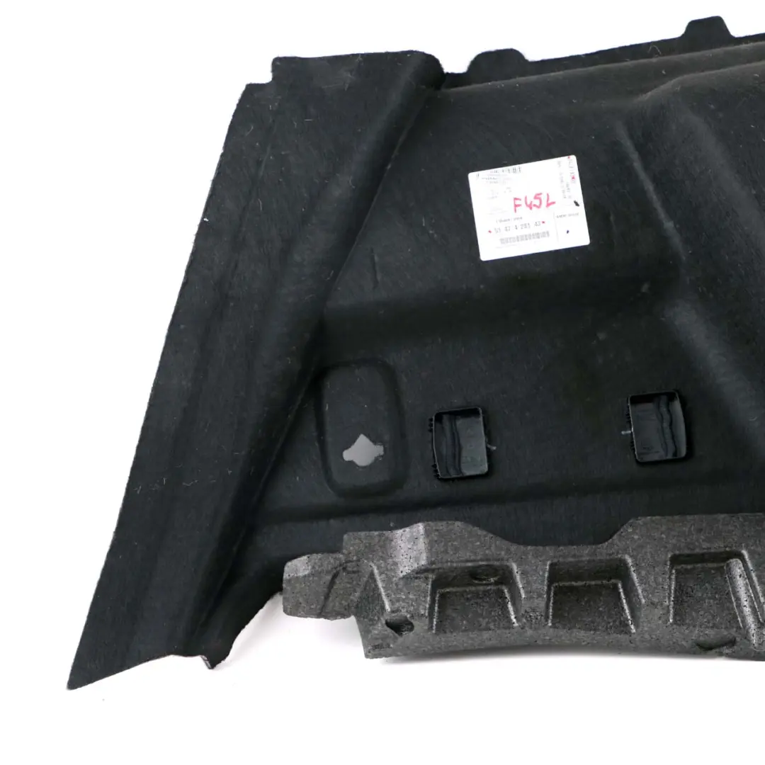 Left N/S Boot Trunk Trim Cover Panel to BMW F45 Active Tourer Rear with Part number 7428143 BMW F45 Active Tourer Rear Left N/S Boot Trunk Trim Cover Panel - SKU 7428143 - Part number 7428143