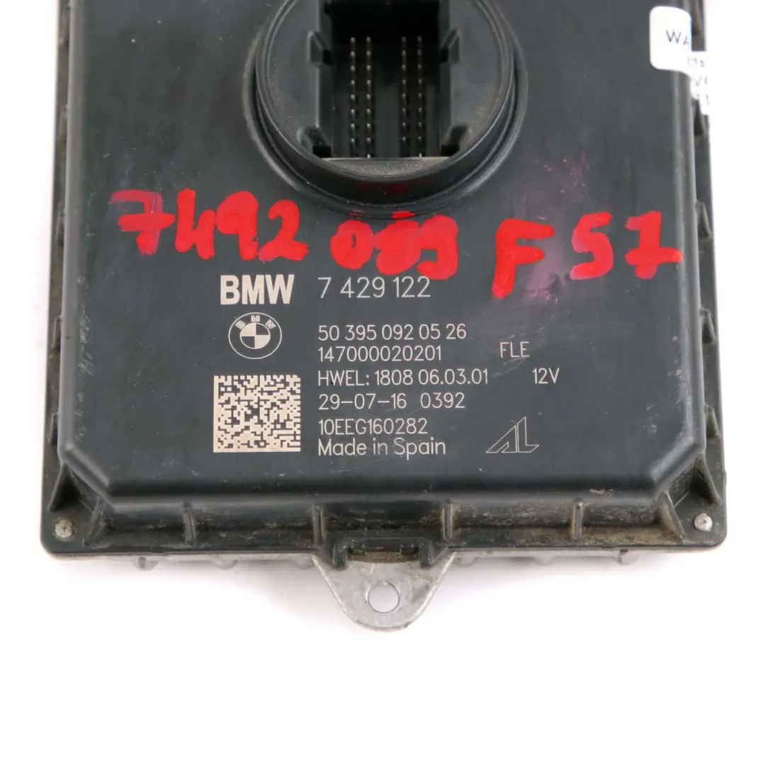 LED-Scheinwerfer Level Control Ballast Modul für Mini Cooper F55 F56 F57 F60 mit Teilenummer 7429122 Mini Cooper F55 F56 F57 F60 LED-Scheinwerfer Level Control Ballast Modul - SKU 7429122 - Teilenummer 7429122